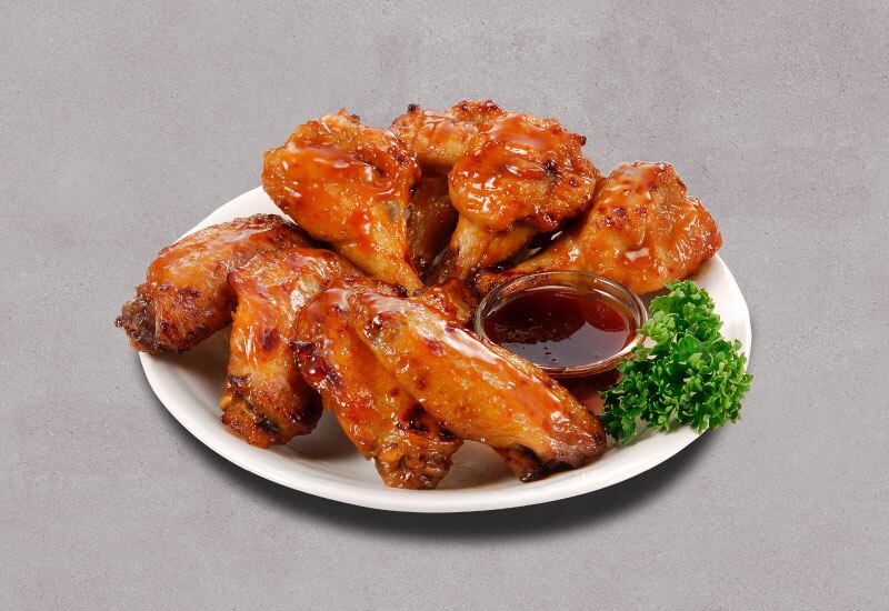 Bbq Chicken Wings 8 Pcs