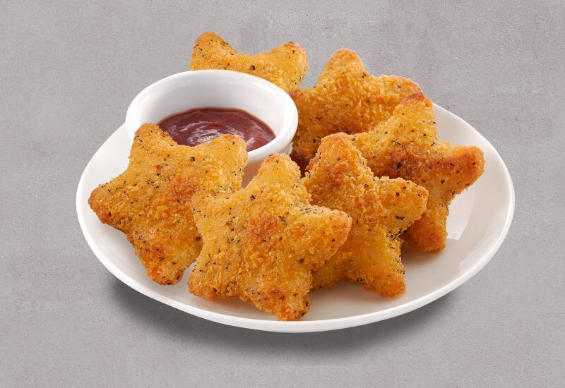 Star Shaped Cod Nugget 6 pcs