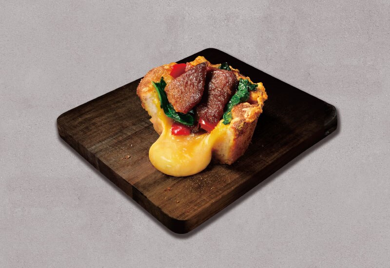 熔岩披薩馬芬-壽喜牛