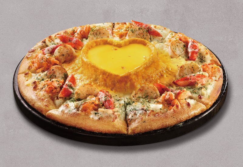 [Jumbo]Lobster and Scallop Heart Shaped Volcano