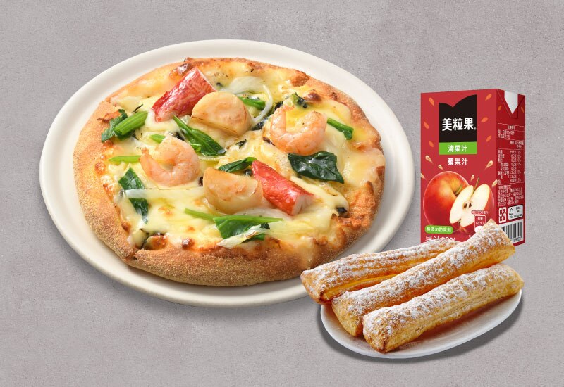 My box: 極致白醬干貝海鮮